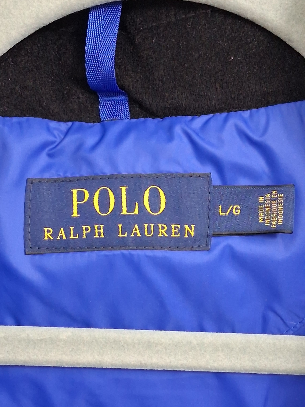 Polo Ralph Lauren Royal Blue Quilted Puffer Vest - Classic Logo - Picture 4 of 7